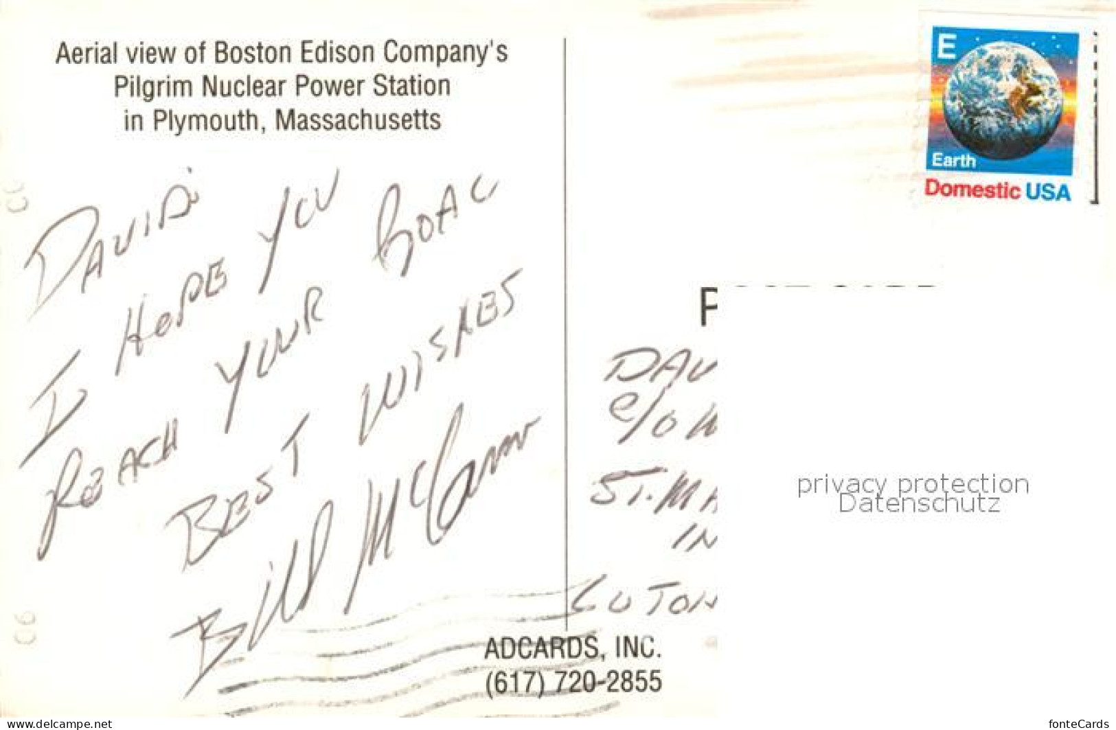 73079009 Plymouth_Massachusetts Fliegeraufnahme Boston Edison Company - Other & Unclassified