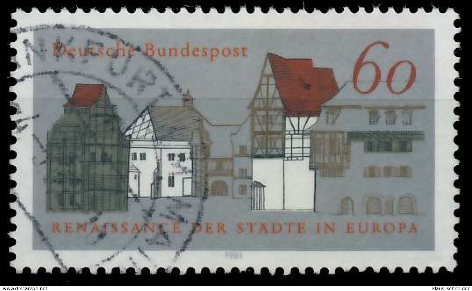 BRD BUND 1981 Nr 1084 Gestempelt X5F59EE - Usati