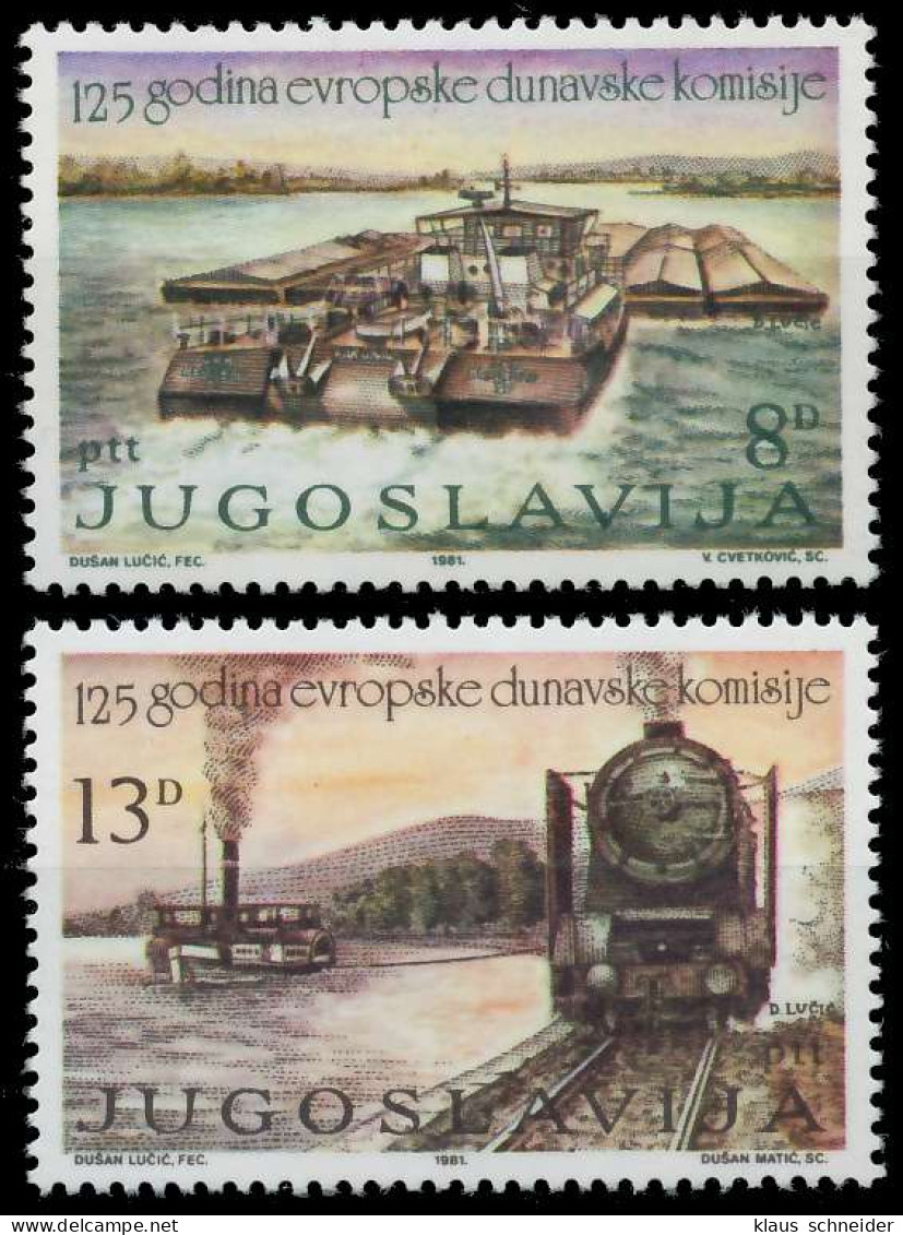 JUGOSLAWIEN 1981 Nr 1903-1904 Postfrisch S227476 - Unused Stamps