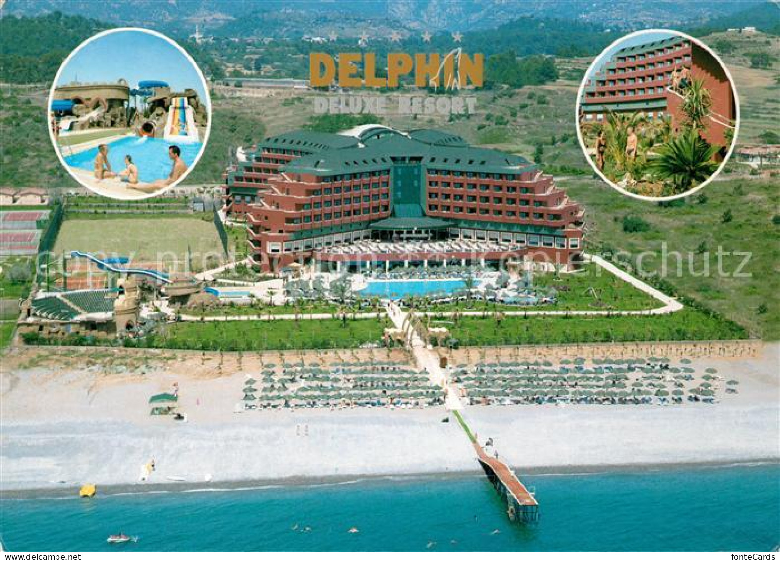 73073828 Alanya Delphin Deluxe Resort Fliegeraufnahme  - Turquie