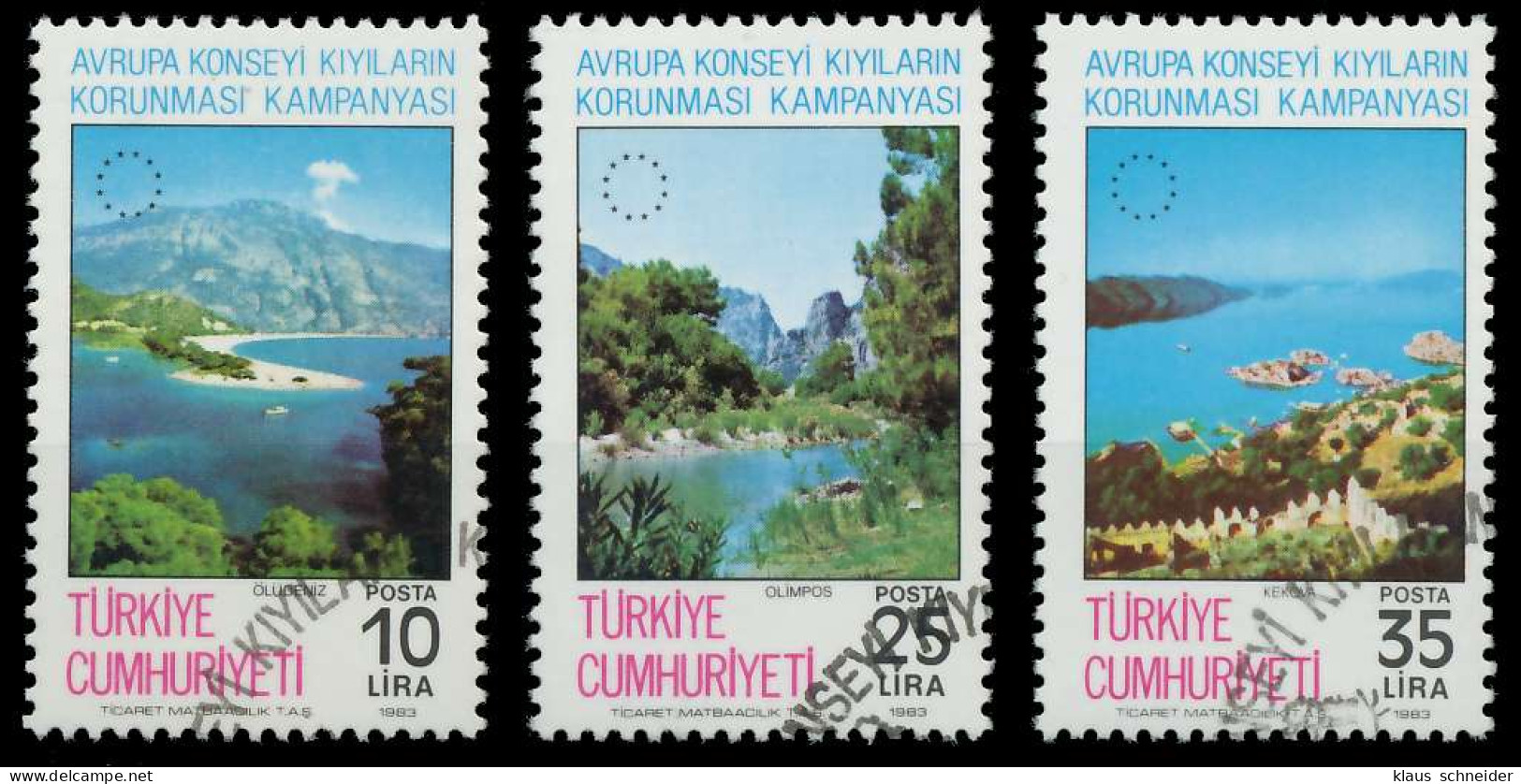 TÜRKEI 1983 Nr 2640-2642 Gestempelt X5F5ED6 - Used Stamps