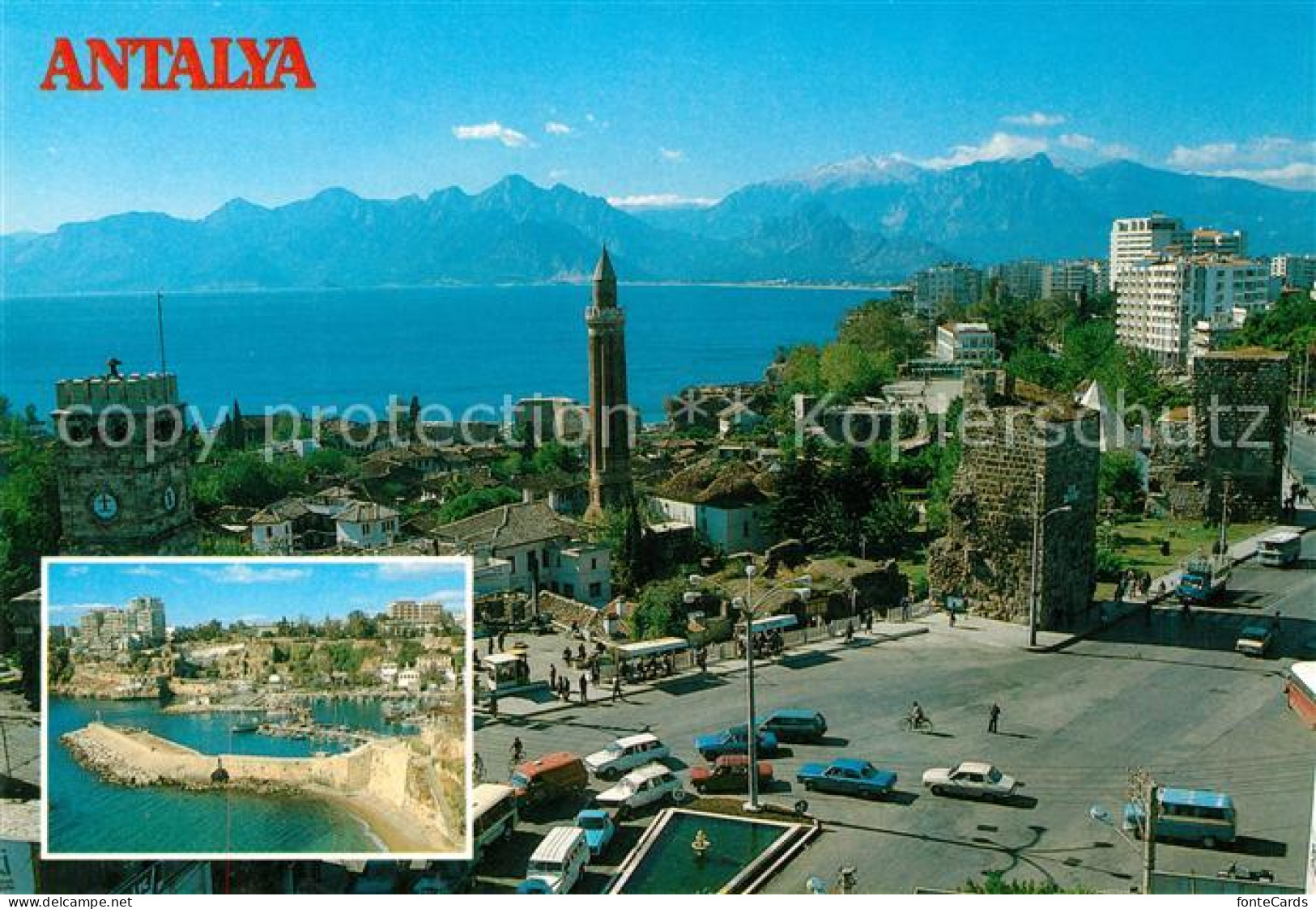 73073806 Antalya Panorama Hafen Antalya - Turquie