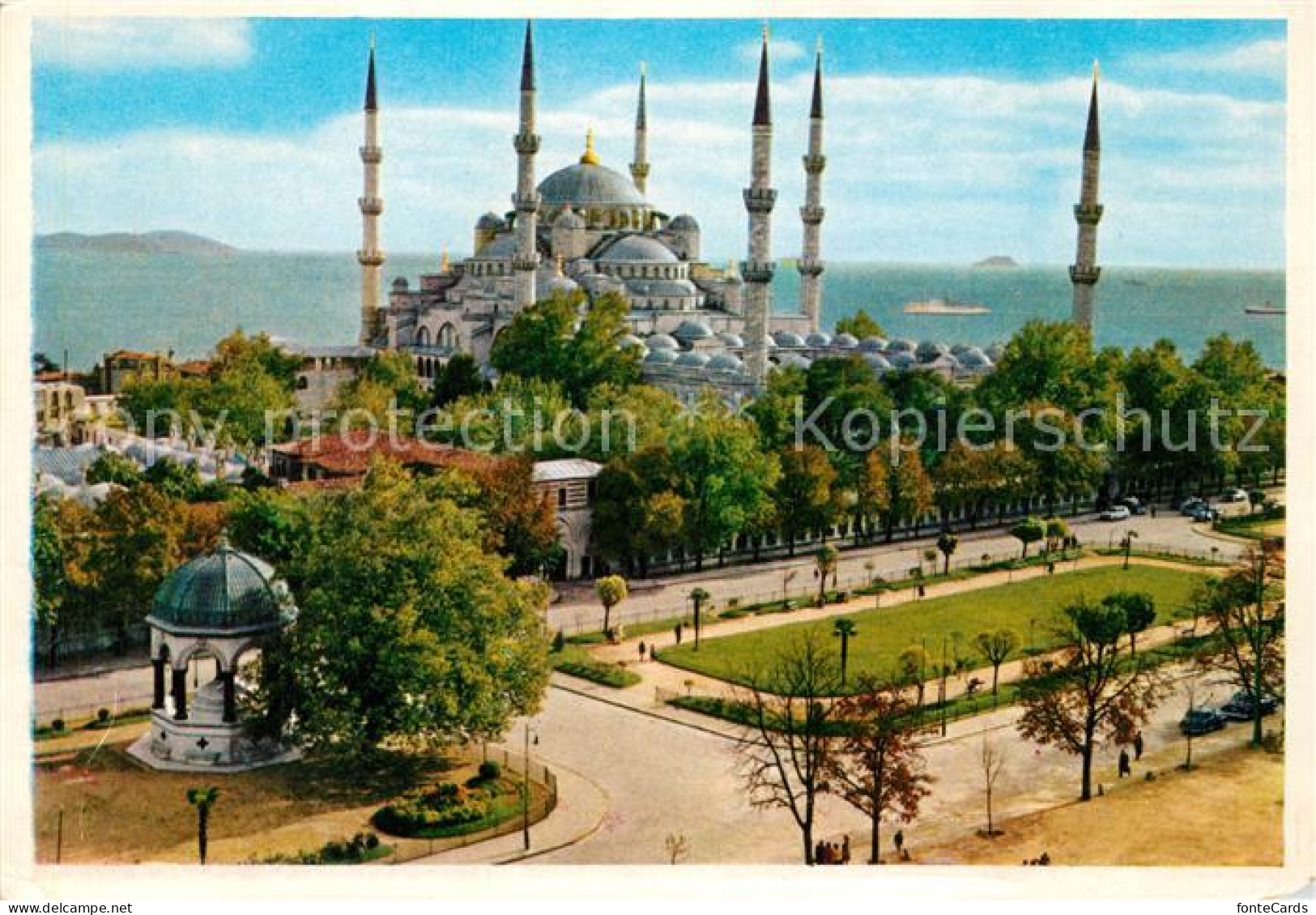 73073791 Istanbul Constantinopel Blaue Moschee Kaiser Wilhelm II Denkmal Istanbu - Turquie