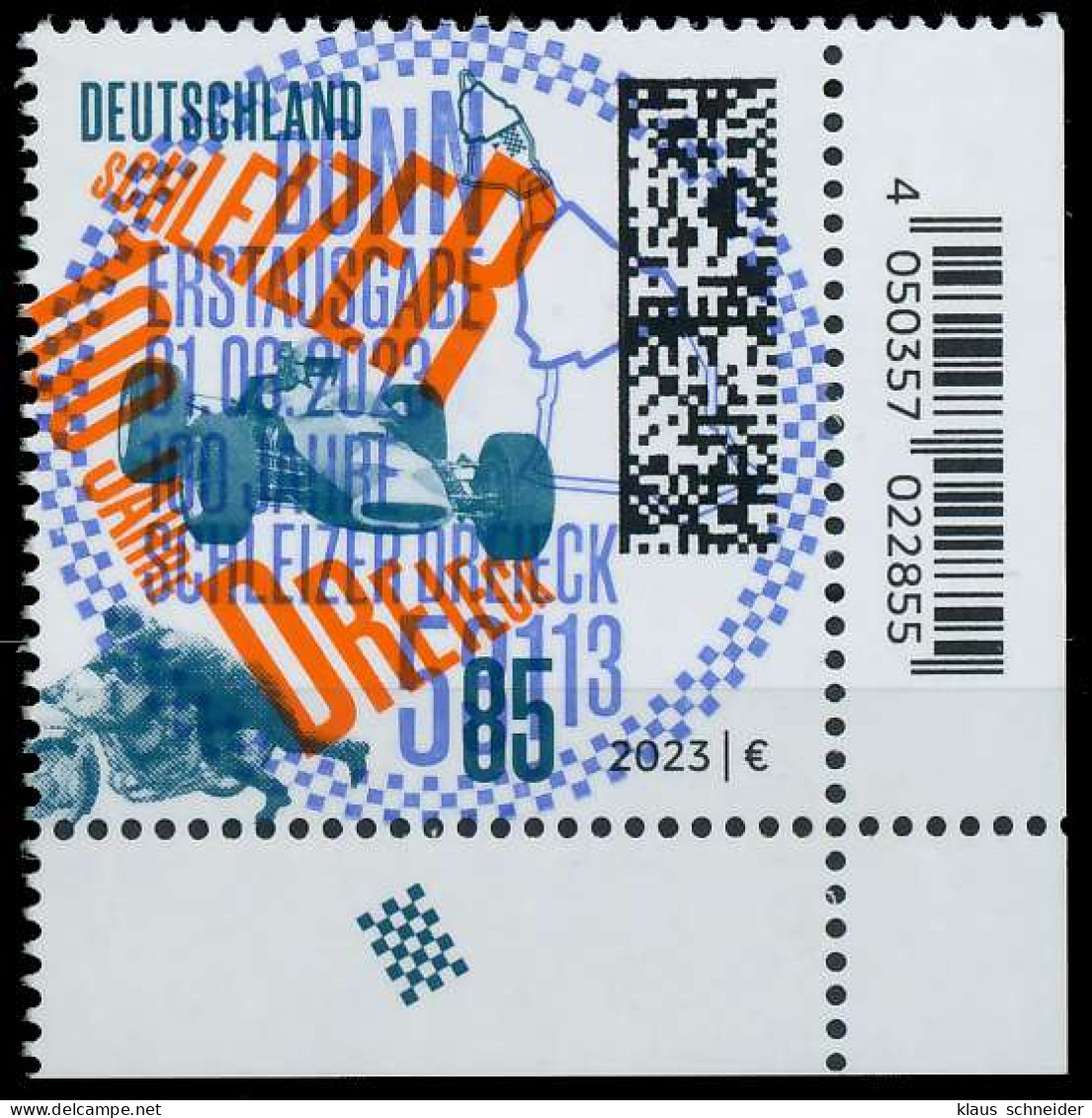 BRD BUND 2023 Nr 3768 ESST Zentrisch Gestempelt ECKE-URE X61EC02 - Used Stamps