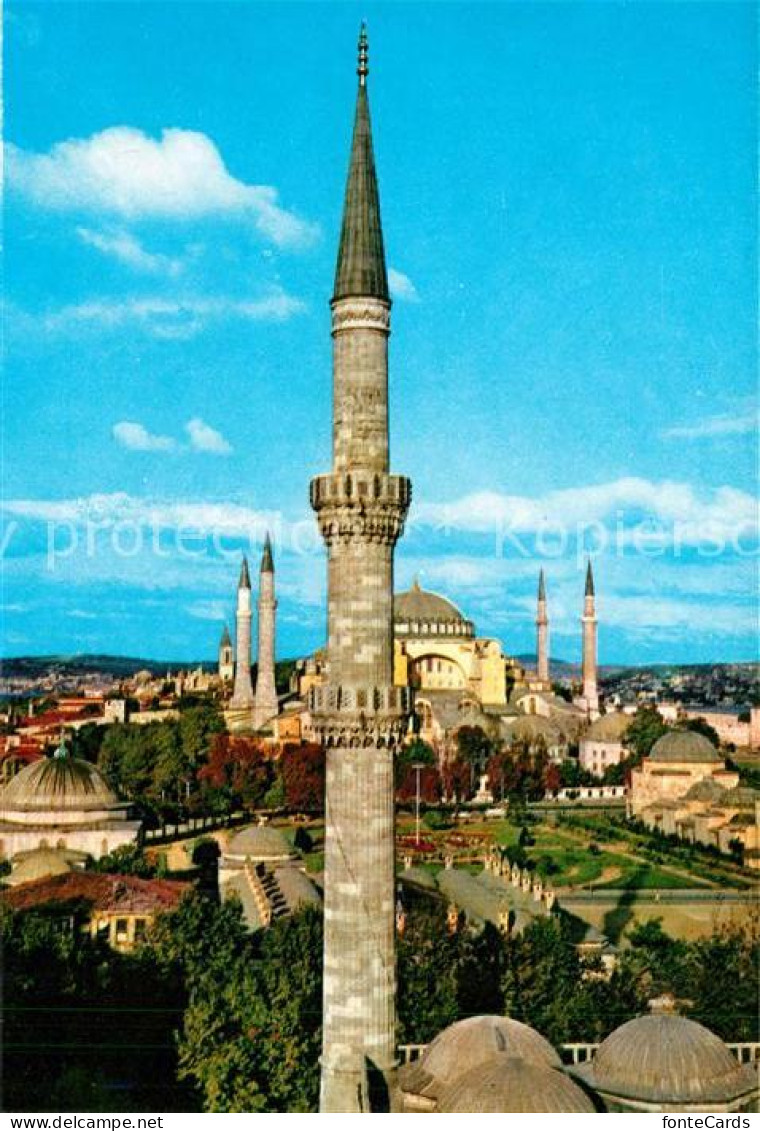 73073756 Istanbul Constantinopel Blaue Moschee Minarett Istanbul Constantinopel - Turquie