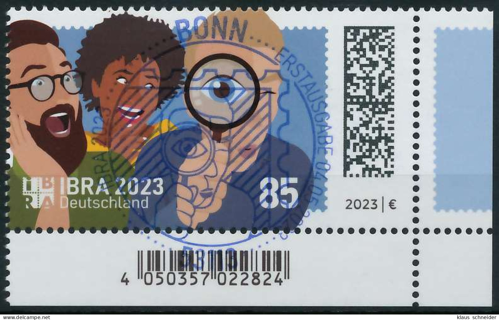 BRD BUND 2023 Nr 3766 ESST Zentrisch Gestempelt ECKE-URE X61ECE2 - Used Stamps