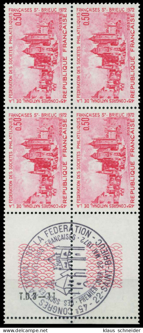 FRANKREICH 1972 Nr 1793L Postfrisch VIERERBLOCK X61ED5E - Ongebruikt