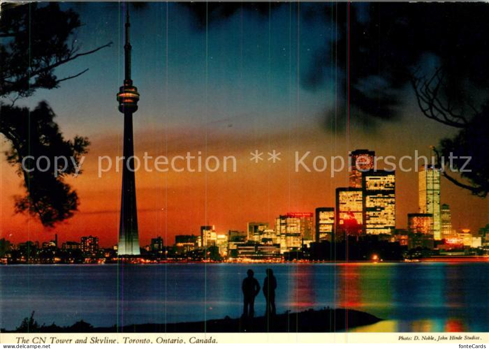 73073544 Toronto Canada The CN Tower Und Skyline Toronto Canada - Unclassified