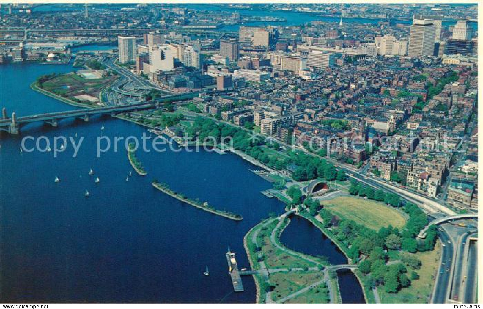 73071866 Cambridge_Massachusetts Charles River Basin Storrow Drive Longfellow Br - Other & Unclassified