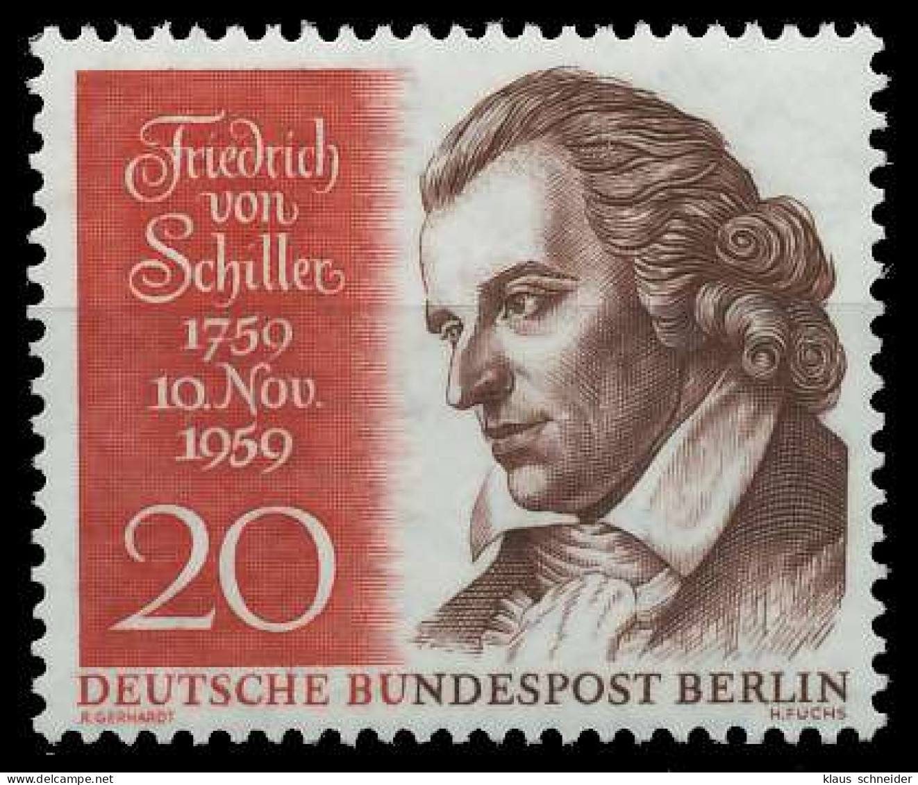 BERLIN 1959 Nr 190 Postfrisch S26424A - Unused Stamps