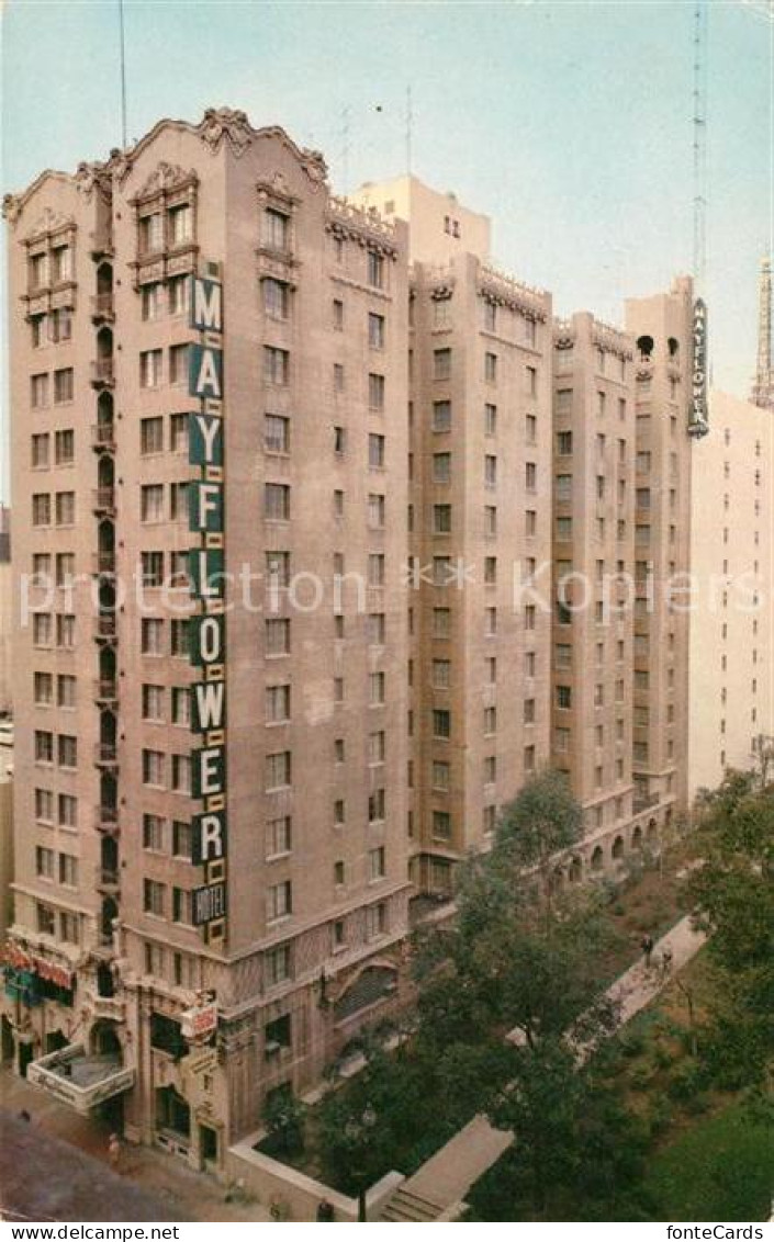 73071832 Los_Angeles_California Mayflower Hotel Overlooking Library Park - Other & Unclassified