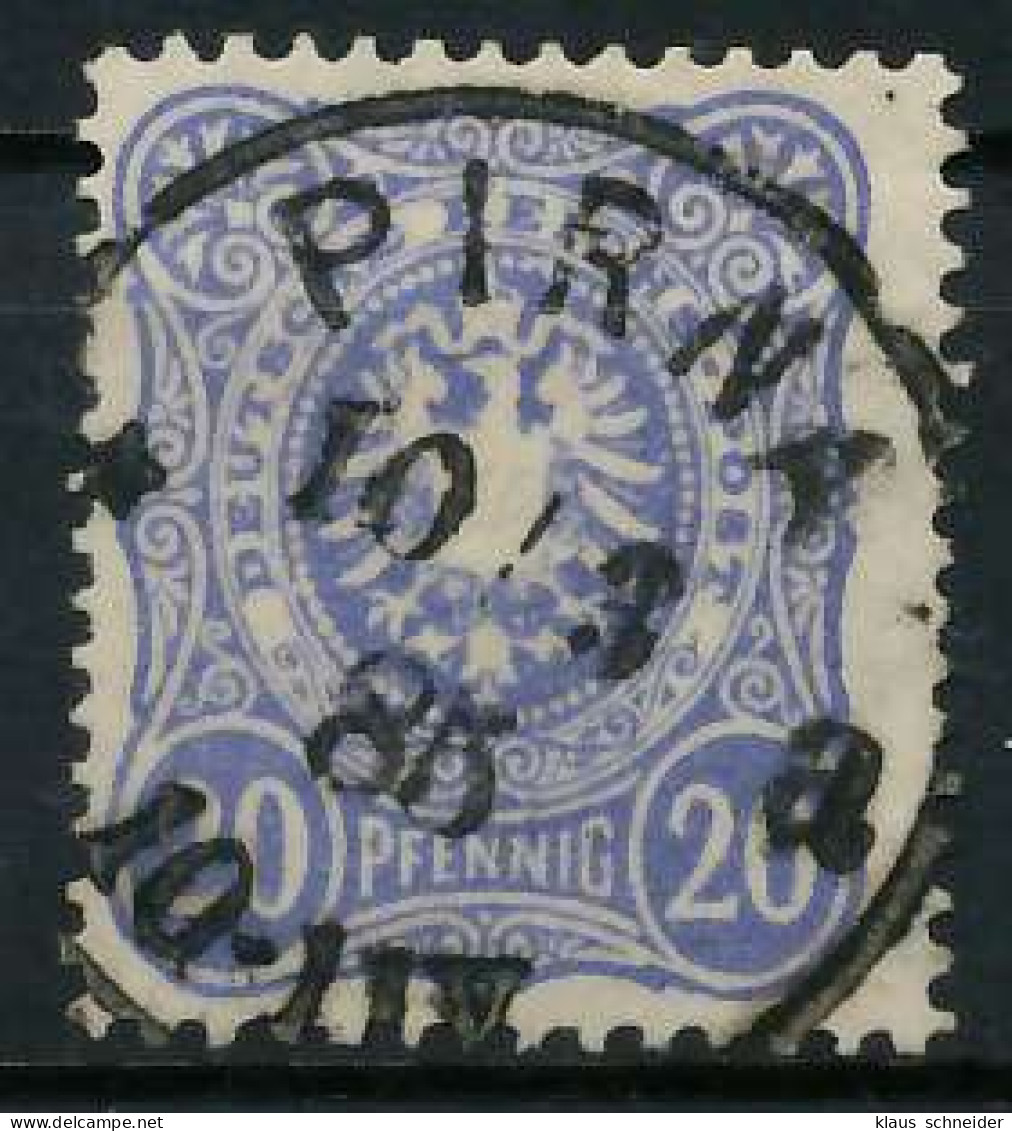 DEUTSCHES REICH 1880 88 ADLER Nr 42Ib Zentrisch Gestempelt G X63B692 - Used Stamps