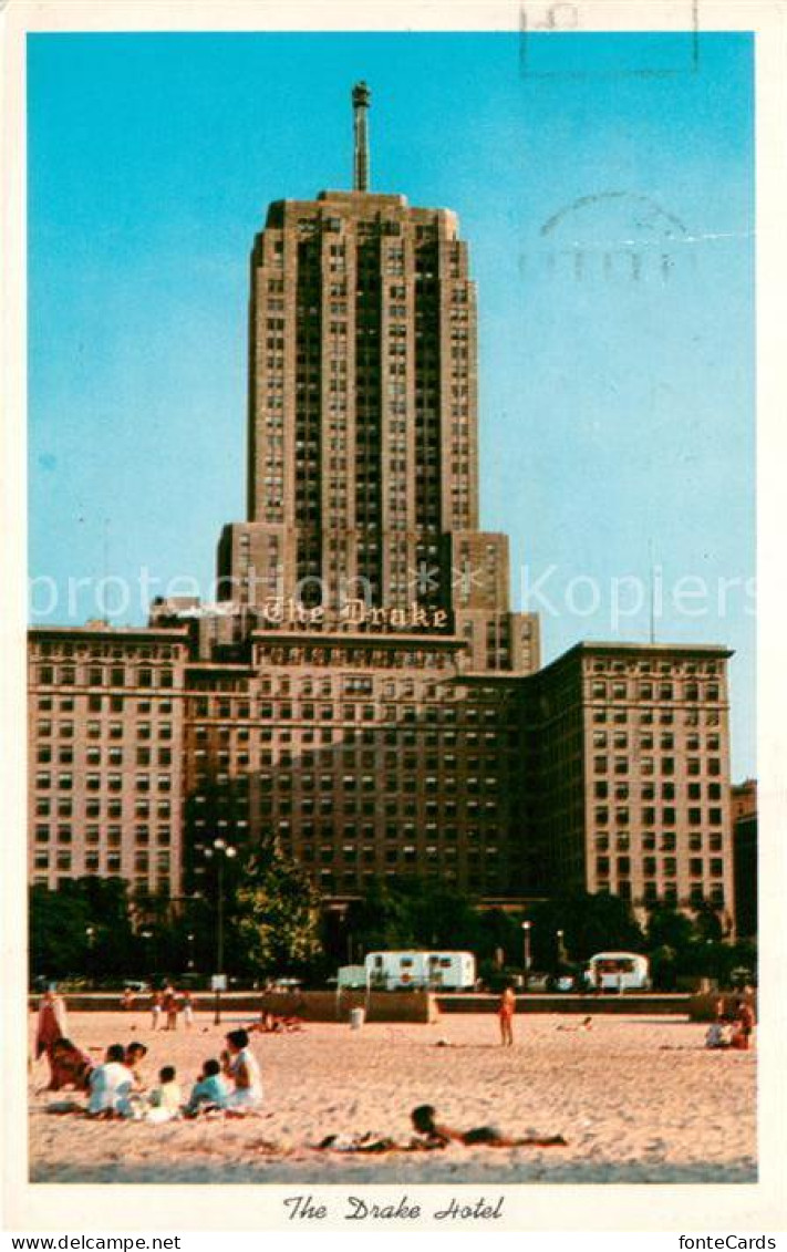 73071778 Chicago_Illinois Drake Hotel Palmolive Building - Other & Unclassified