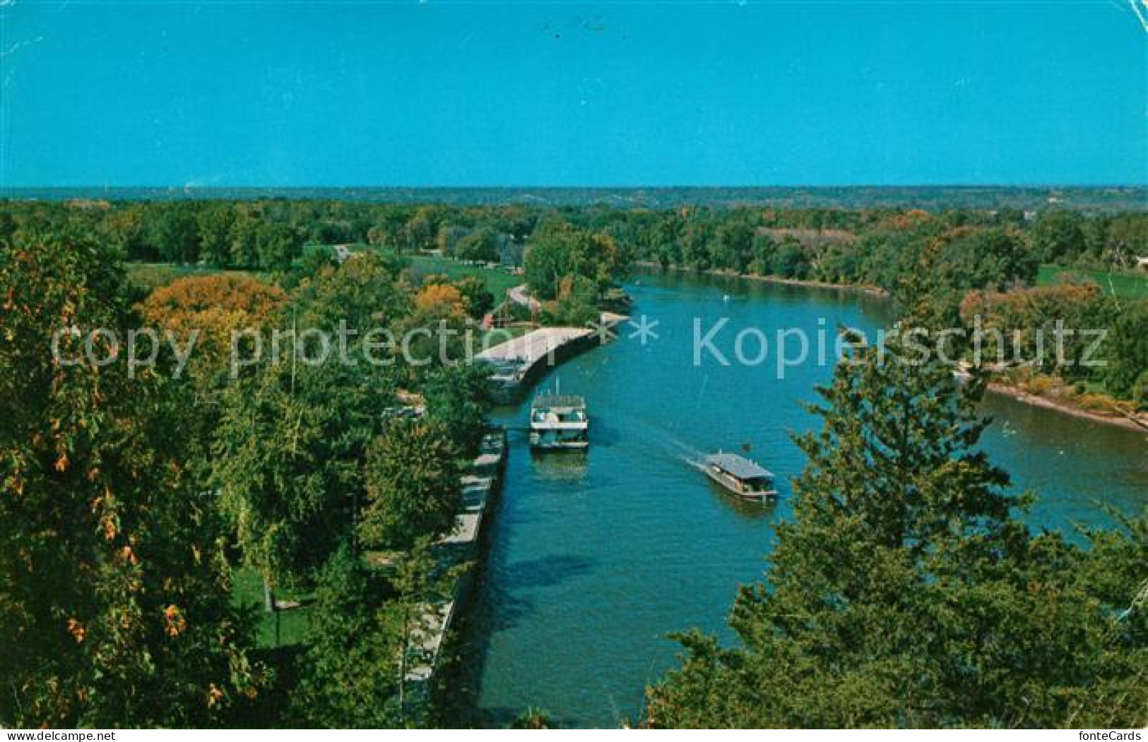 73071773 Ottawa_Illinois Scenic View Illinois River From Starved Rock - Sonstige & Ohne Zuordnung