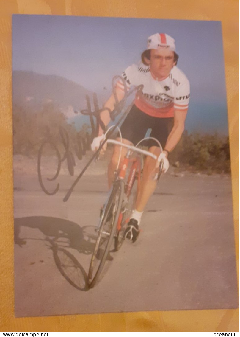 Autographe Alfredo Chinetti Inoxpran 1983 - Cyclisme