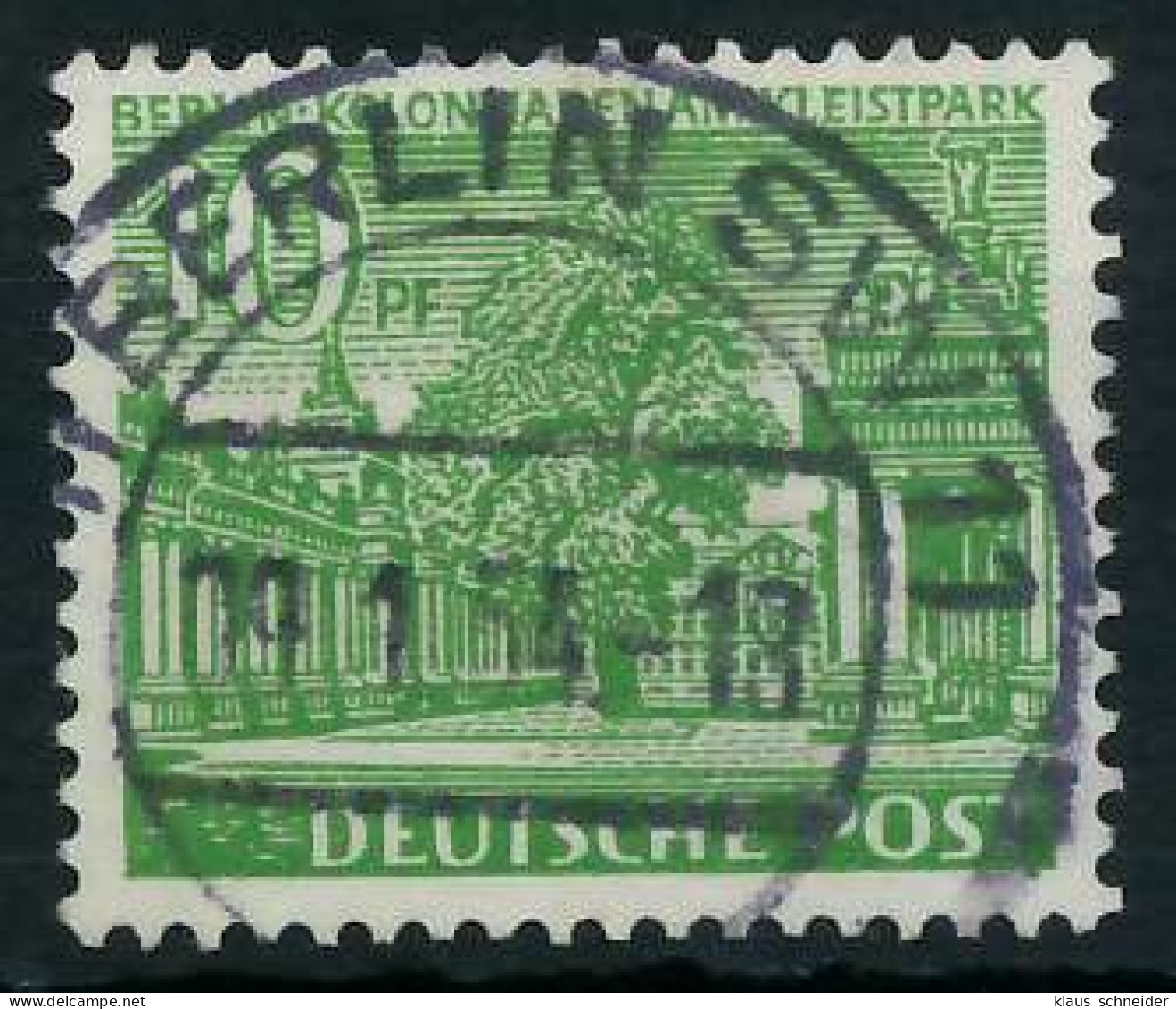 BERLIN DS BAUTEN 1 Nr 47II Zentrisch Gestempelt X6420B6 - Used Stamps