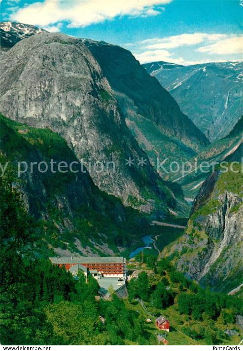 73067261 Norwegen Norge View Of The Naroy Valley And The Stalheim Hotel Aalesund - Norway