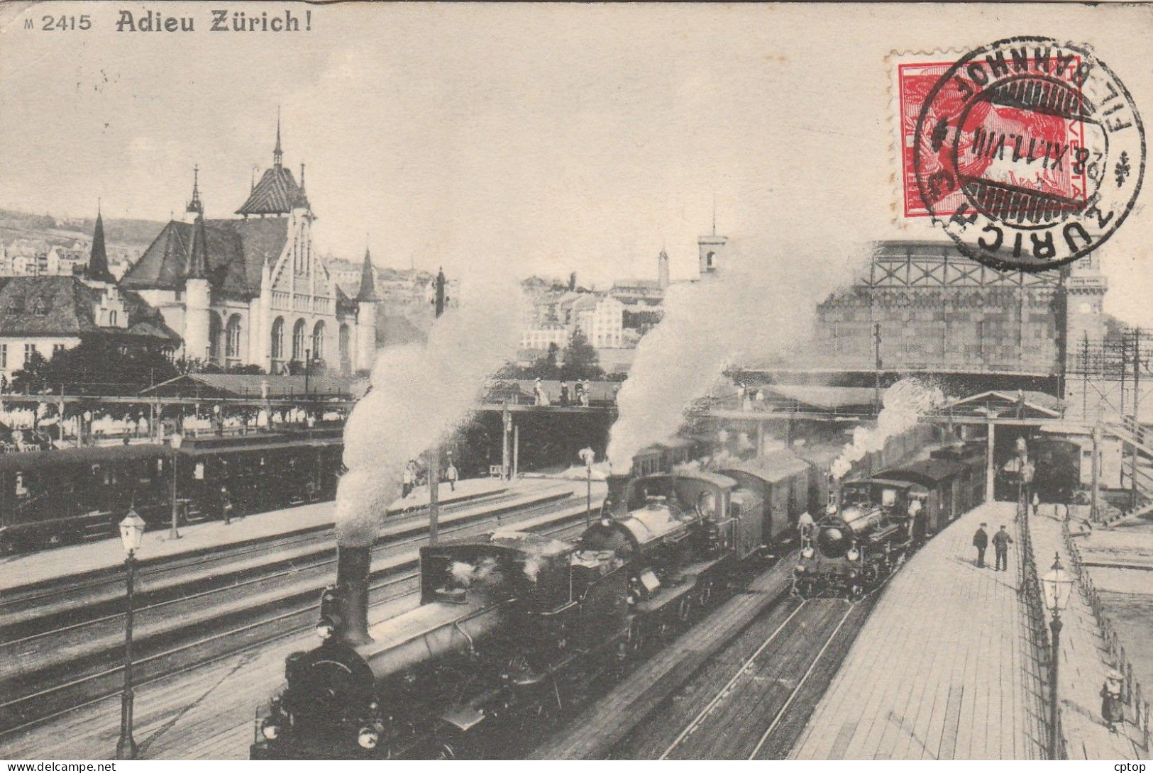 Zurich , Les Trains En Gare - Sonstige & Ohne Zuordnung