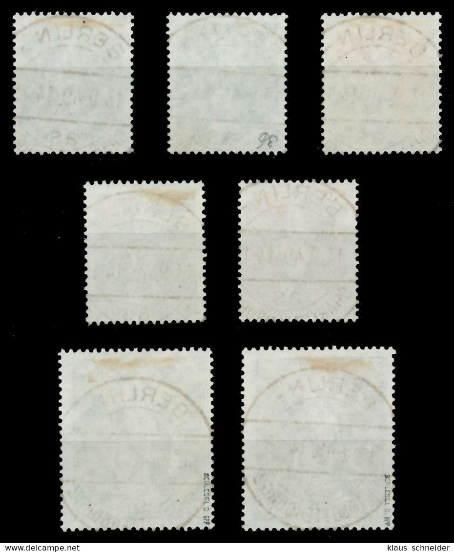 BERLIN 1949 Nr 35-41 Zentrisch Gestempelt X64210E - Used Stamps