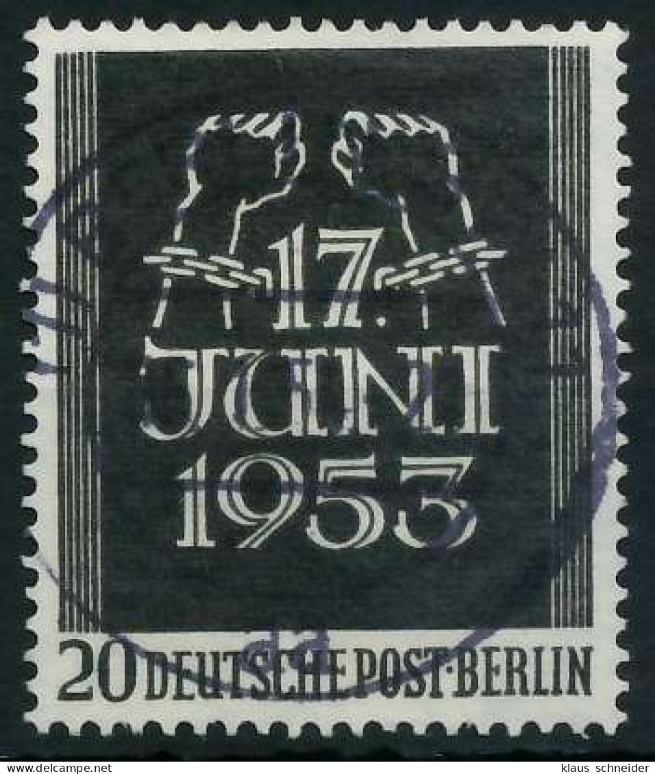 BERLIN 1953 Nr 110 Zentrisch Gestempelt X64214A - Gebruikt