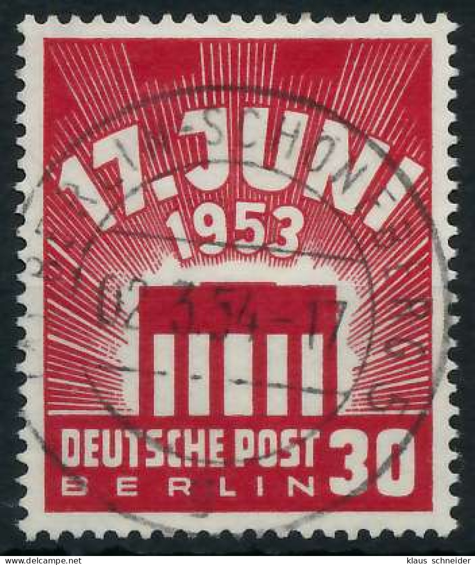 BERLIN 1953 Nr 111 Zentrisch Gestempelt X64214E - Usati