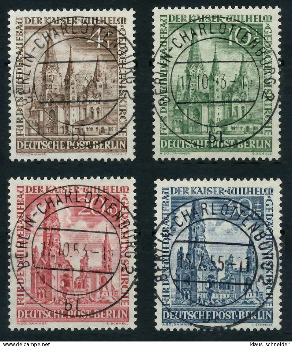 BERLIN 1953 Nr 106-109 Zentrisch Gestempelt X64215E - Used Stamps