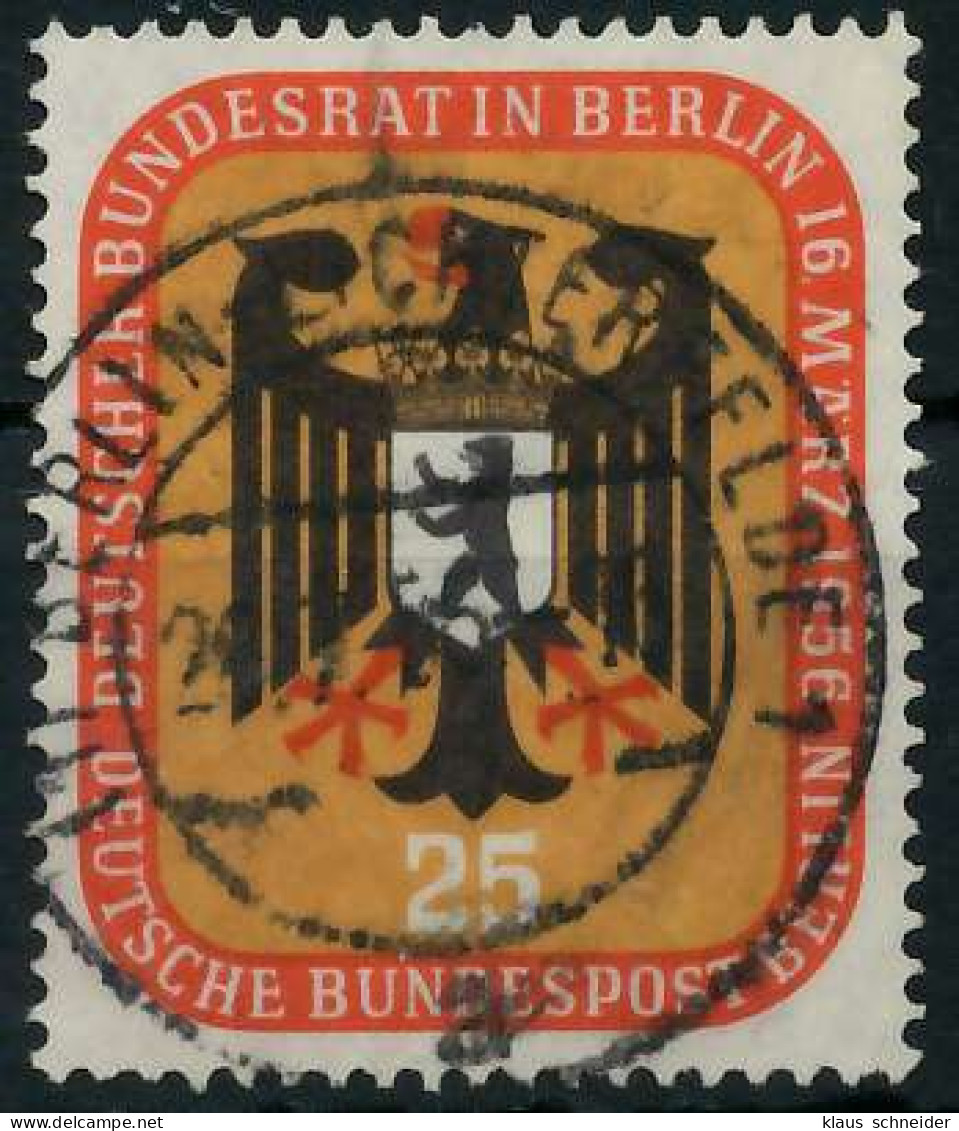 BERLIN 1956 Nr 137 Zentrisch Gestempelt X6421A6 - Usati