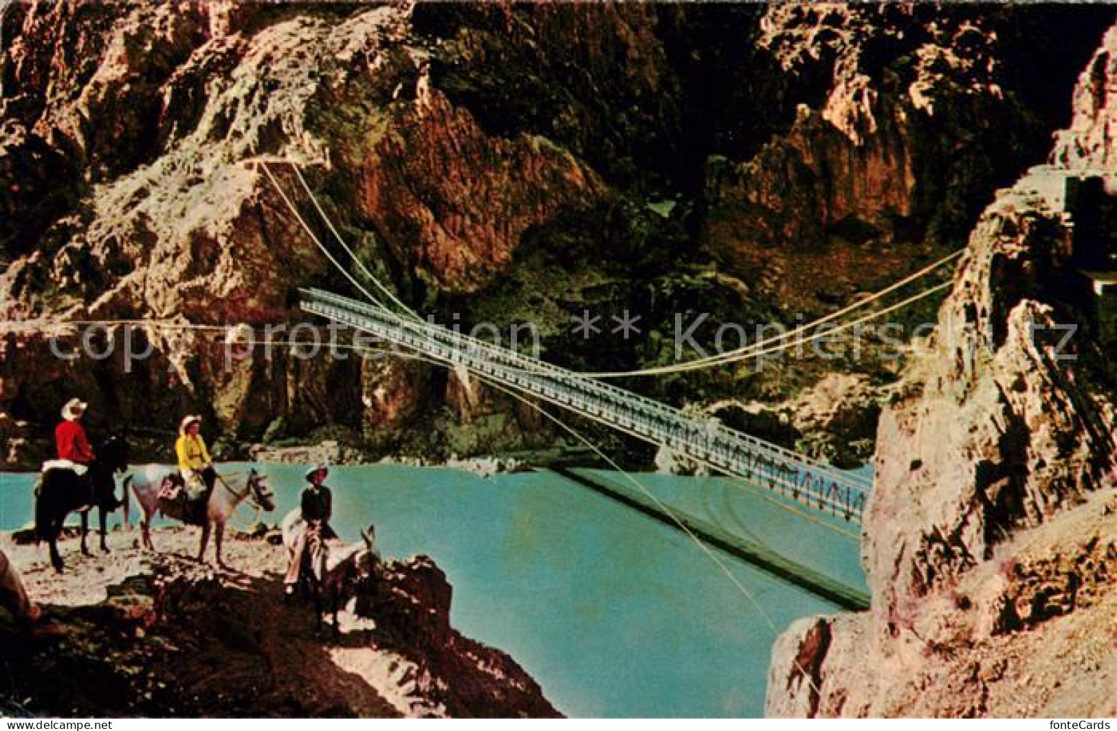 73061530 Arizona_US-State Kaibab Suspension Bridge Grand Canyon National Park - Sonstige & Ohne Zuordnung