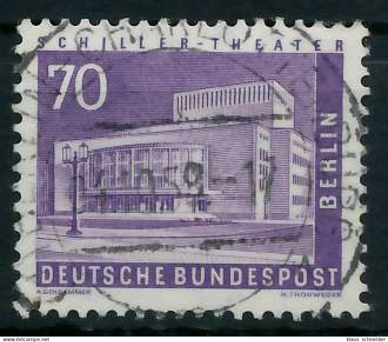 BERLIN DS BAUTEN 2 Nr 152 Zentrisch Gestempelt X64225A - Gebraucht