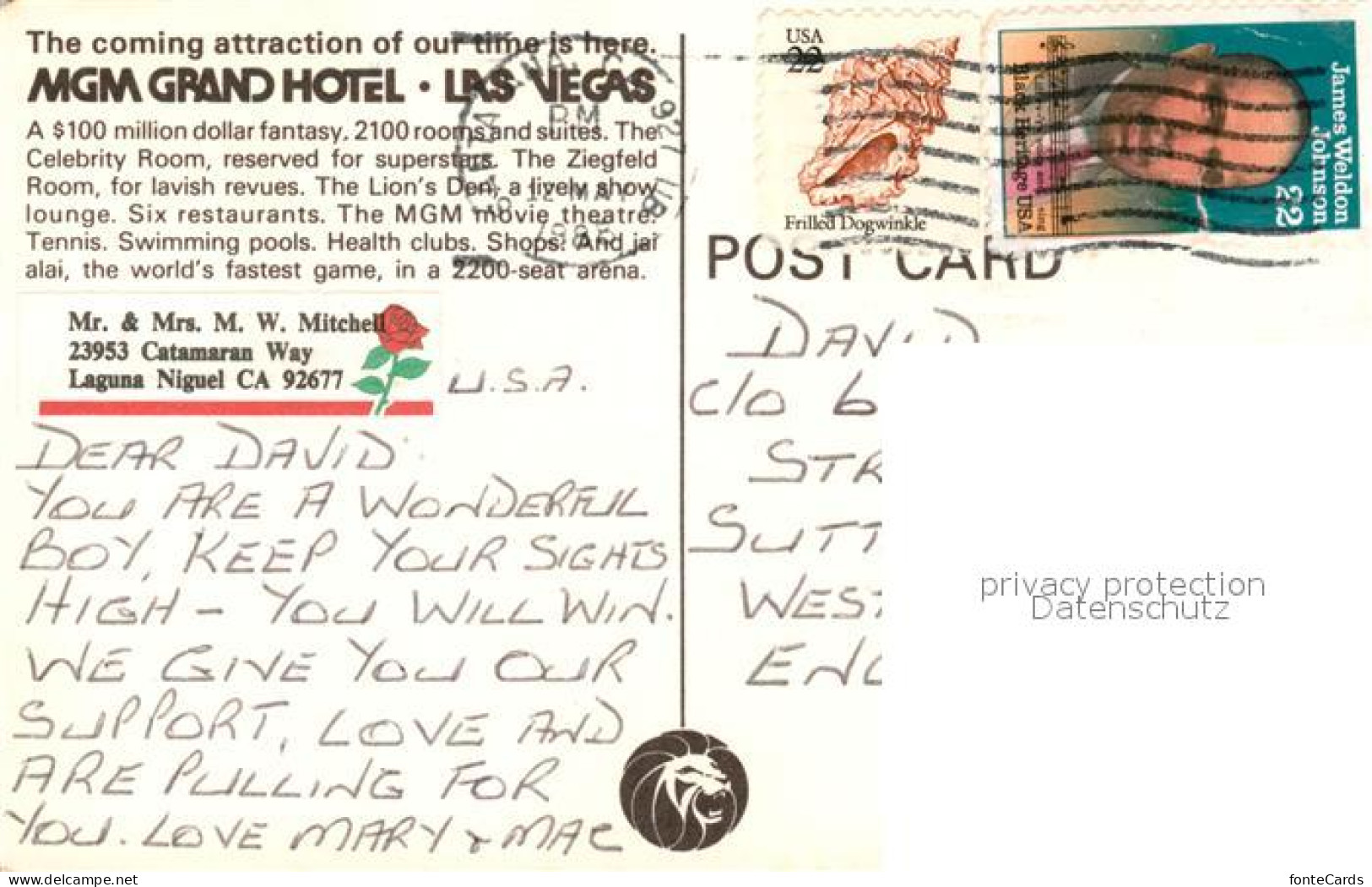 73061457 Las_Vegas_Nevada MGM Grand Hotel - Sonstige & Ohne Zuordnung