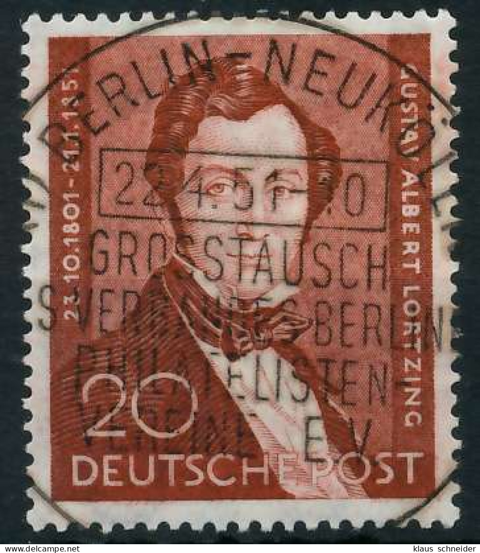 BERLIN 1951 Nr 74 ESST Zentrisch Gestempelt X64228A - Gebraucht