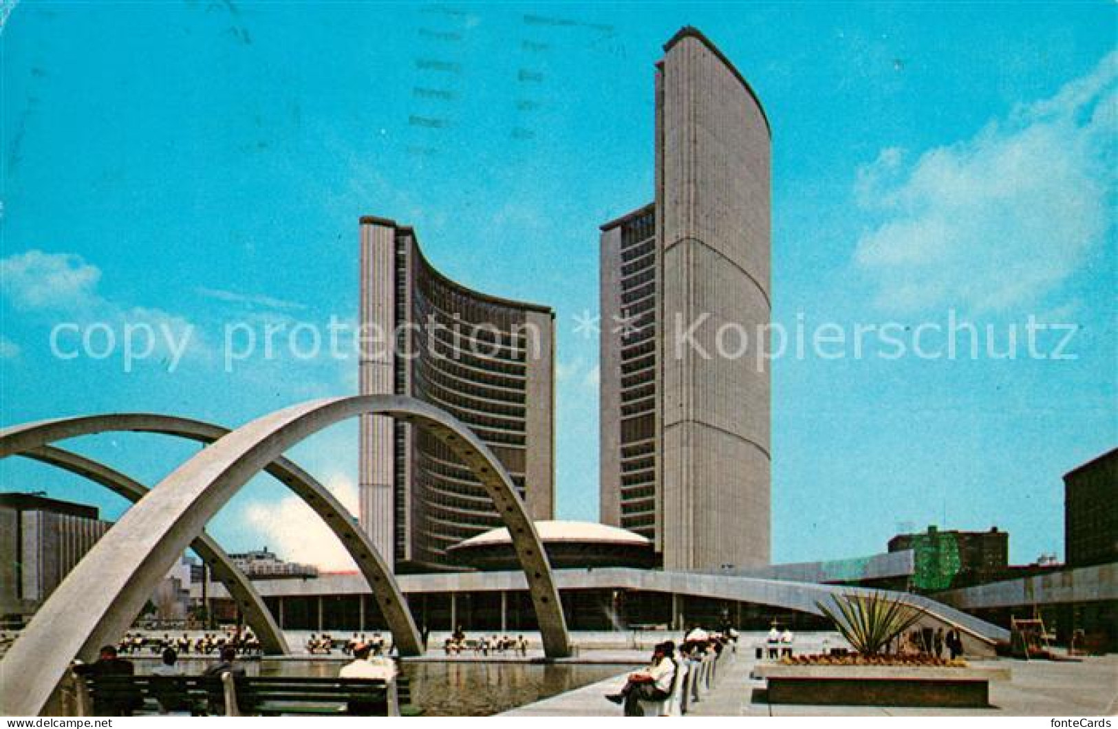 73061128 Toronto Canada Nathan Phillips Square And The New City Hall Toronto Can - Sin Clasificación