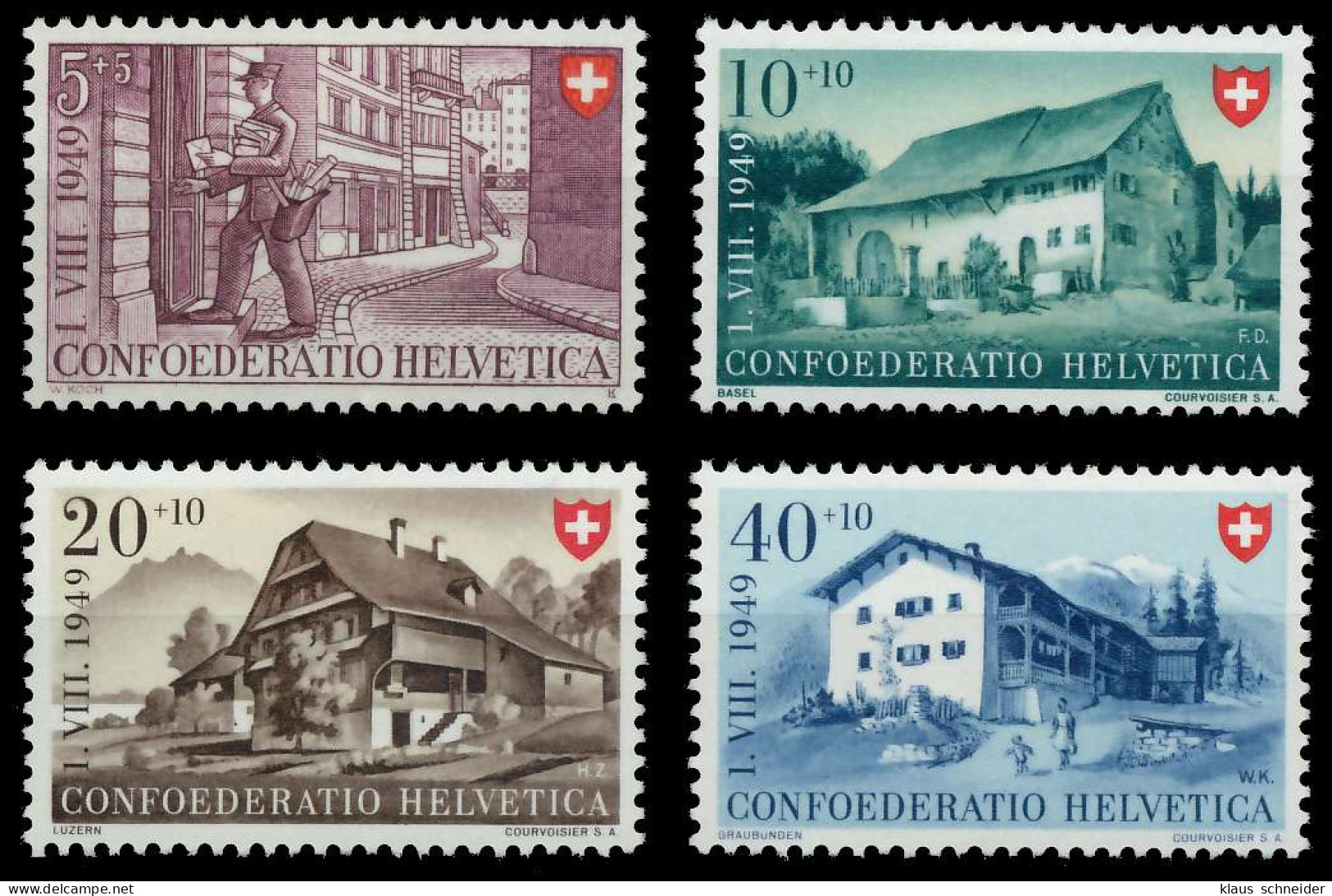 SCHWEIZ PRO PATRIA Nr 525-528 Ungebraucht X657A7E - Ungebraucht