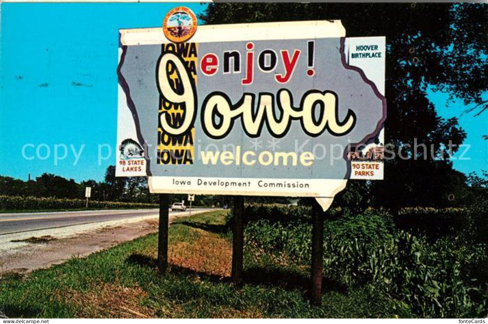 73061101 Iowa_US-State A Sign Of Friendship From Iowa - Andere & Zonder Classificatie