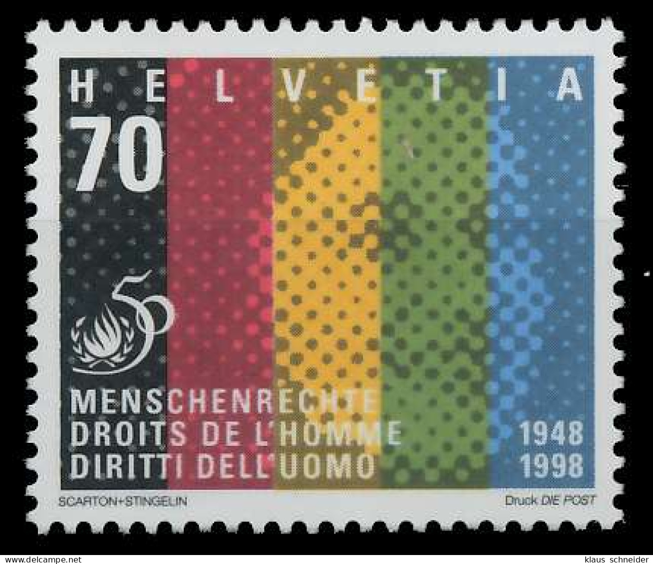 SCHWEIZ 1998 Nr 1670 Postfrisch X657BA2 - Unused Stamps