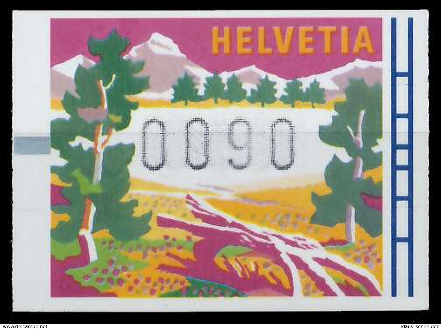 SCHWEIZ AUTOMATENMARKEN 1996 Nr 8 Postfrisch S2A5EC6 - Automatic Stamps