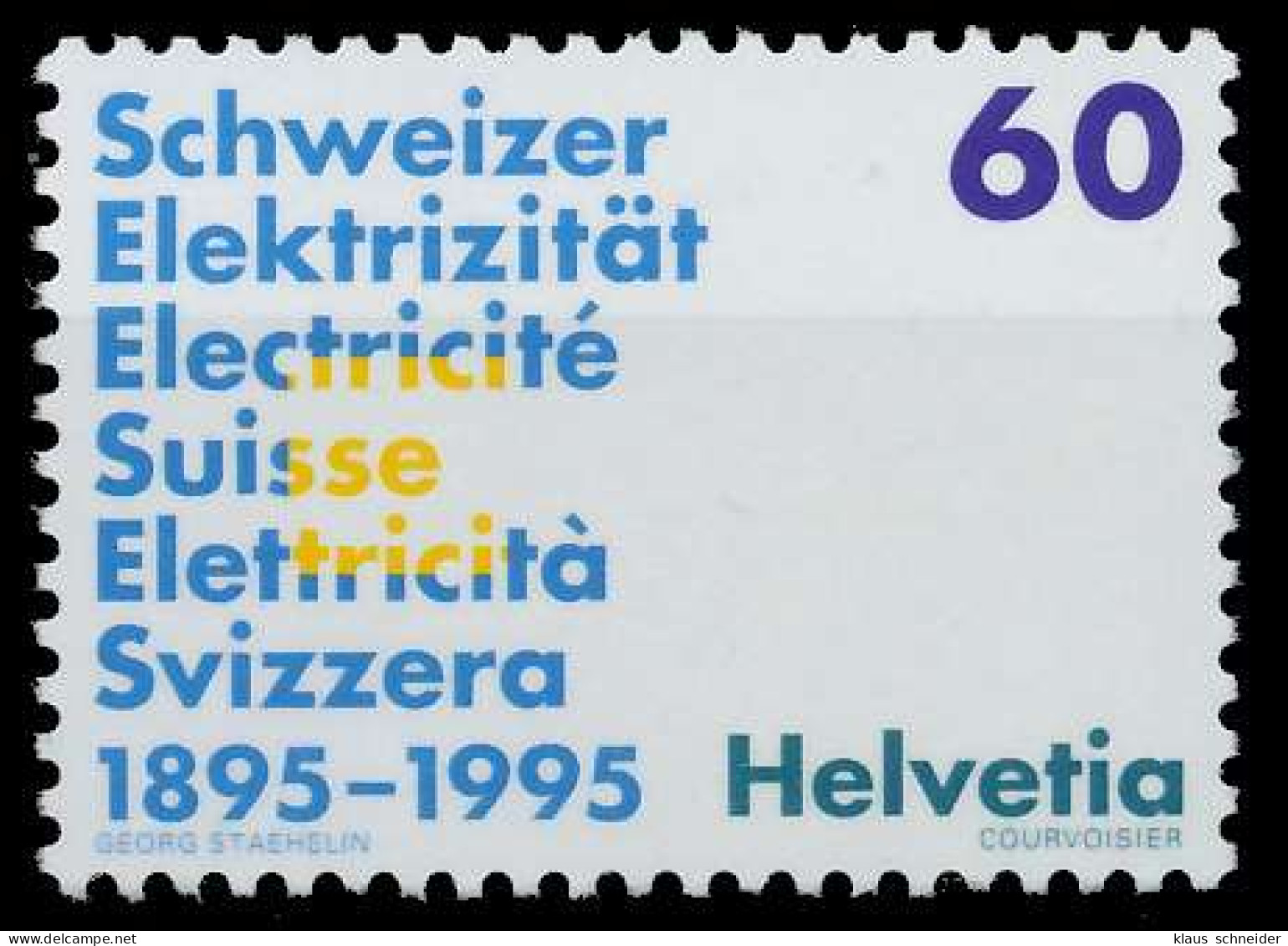 SCHWEIZ 1995 Nr 1541 Postfrisch X66907E - Ongebruikt