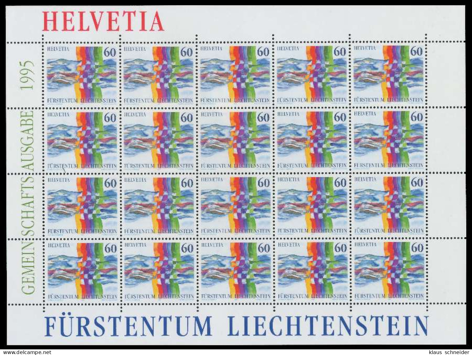 SCHWEIZ 1995 Nr 1558 Postfrisch KLEINBG X6690A6 - Ungebraucht