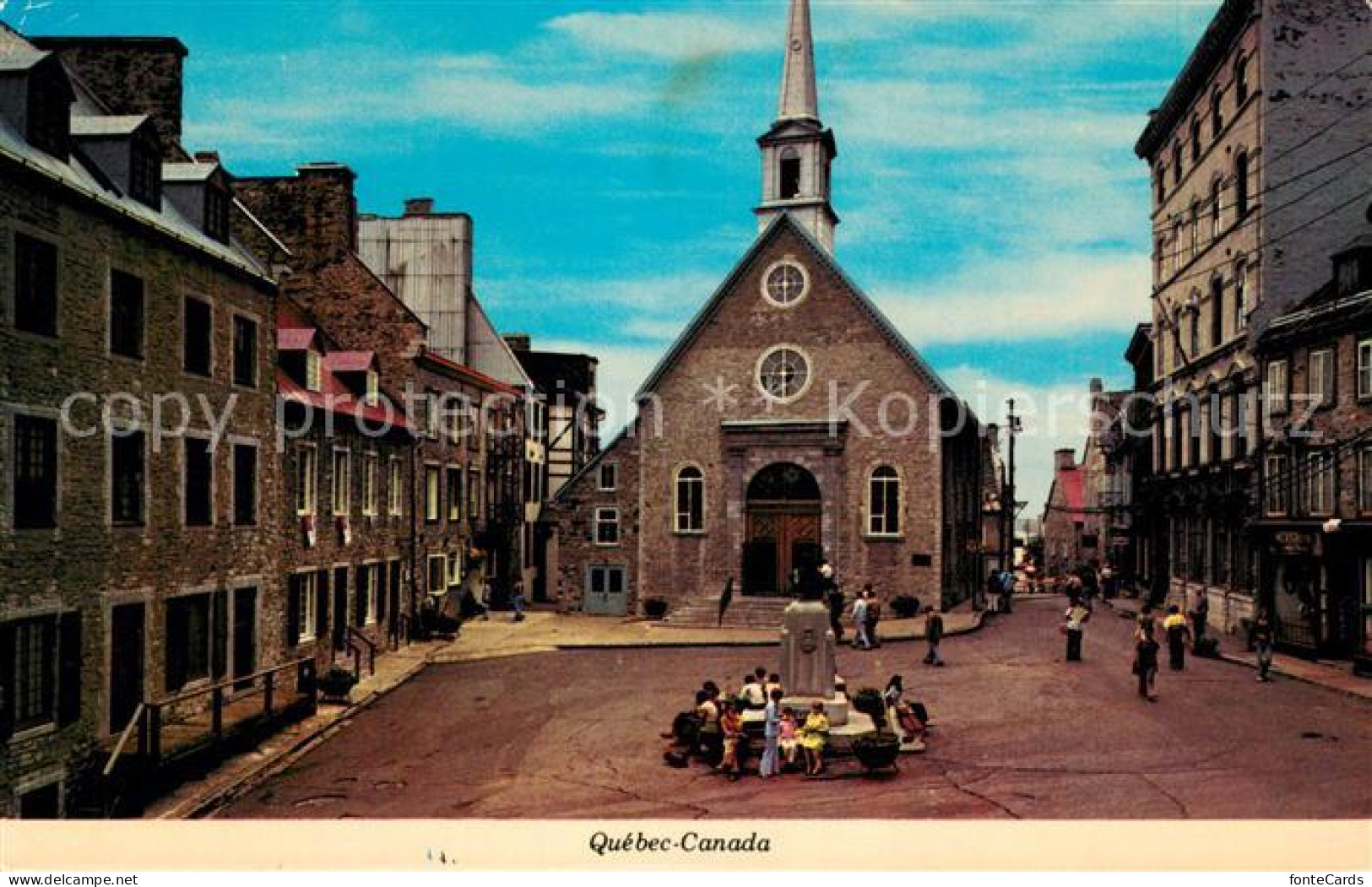 73060823 Quebec Place Royale Et Eglise Notre Dame Des Victoires Quebec - Non Classés