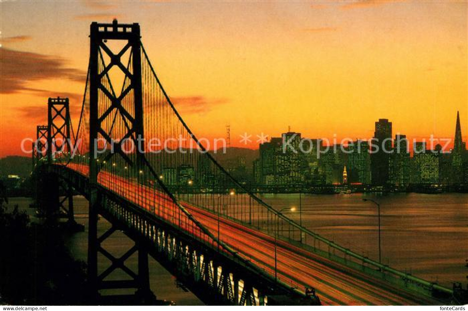 73060788 San_Francisco_California Skyline With Bay Bridge - Sonstige & Ohne Zuordnung