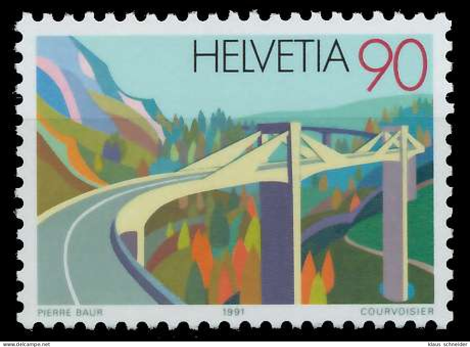 SCHWEIZ 1991 Nr 1453 Postfrisch X66E9E2 - Unused Stamps