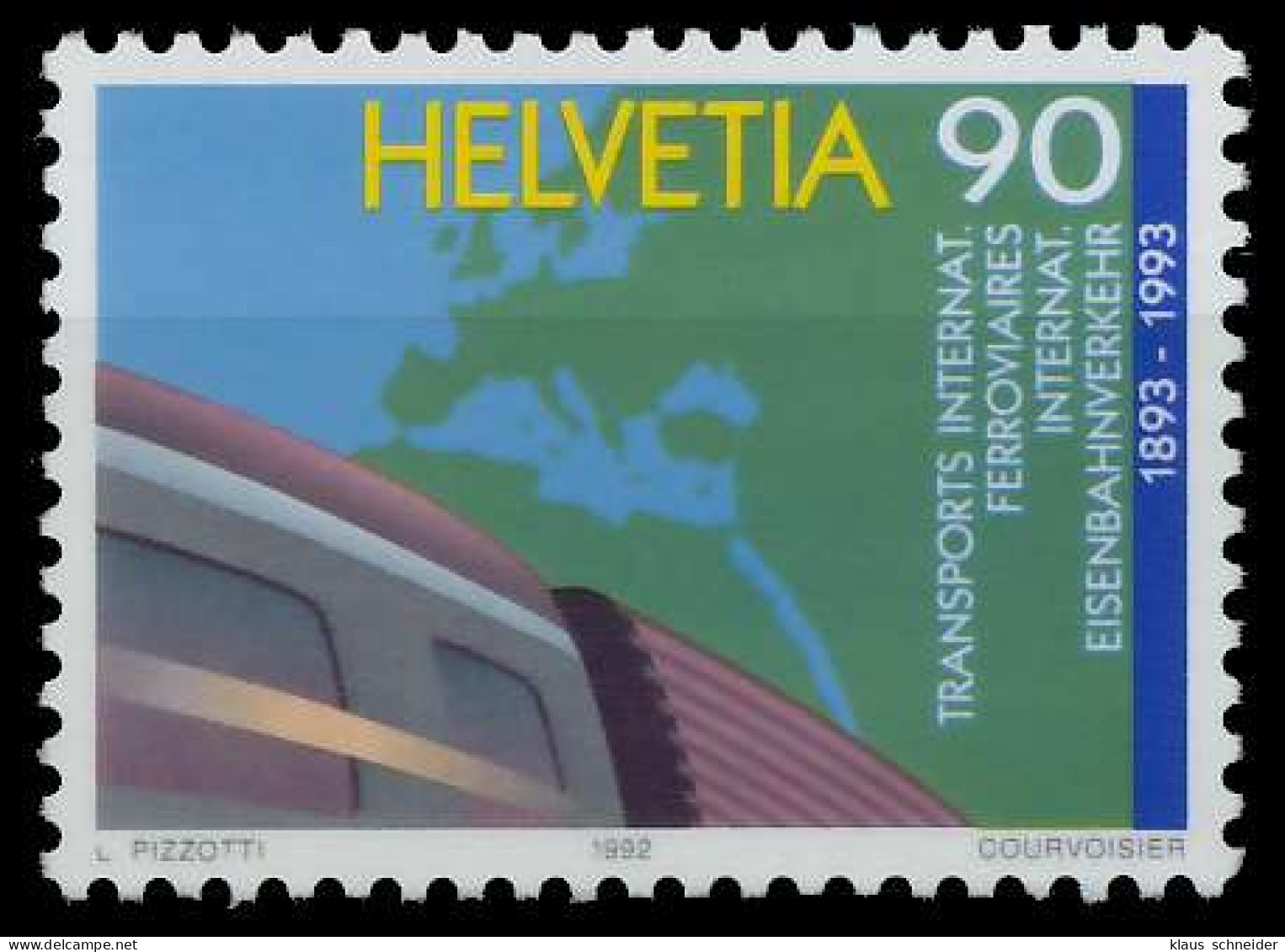 SCHWEIZ 1992 Nr 1488 Postfrisch X66EA1A - Unused Stamps