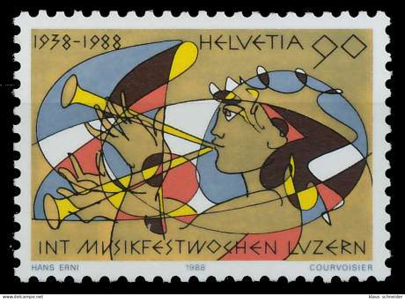 SCHWEIZ 1988 Nr 1368 Postfrisch X66EACE - Ungebraucht