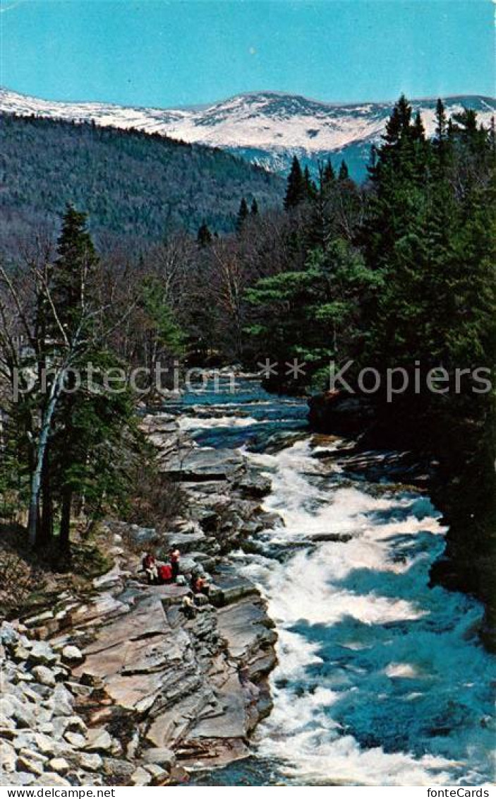 73060728 White Mountains New Hampshire Ammonoosuc Falls And Mt Monroe White Moun - Sonstige & Ohne Zuordnung