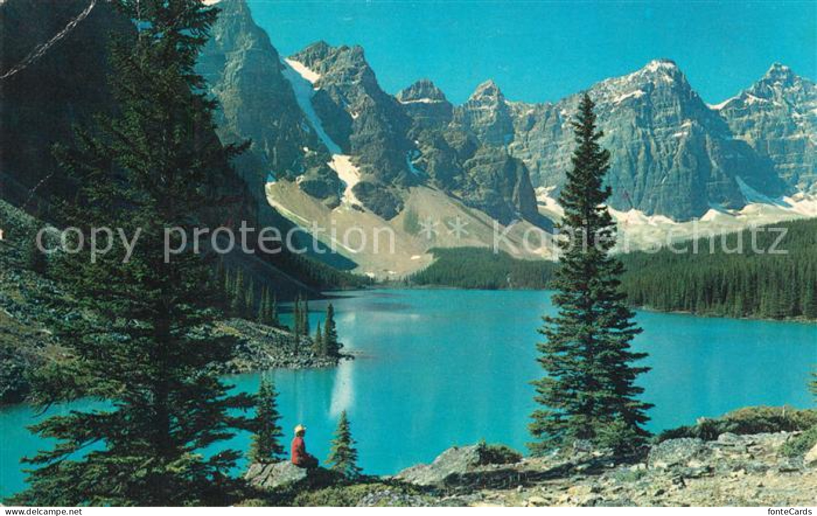 73060685 Alberta  Moraine Lake Valley Of The Ten Peaks Rocky Mountains Alberta  - Unclassified