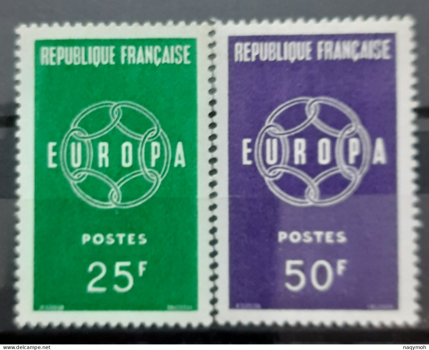 France Yvert 1218-1219** Année 1959 MNH. - Unused Stamps