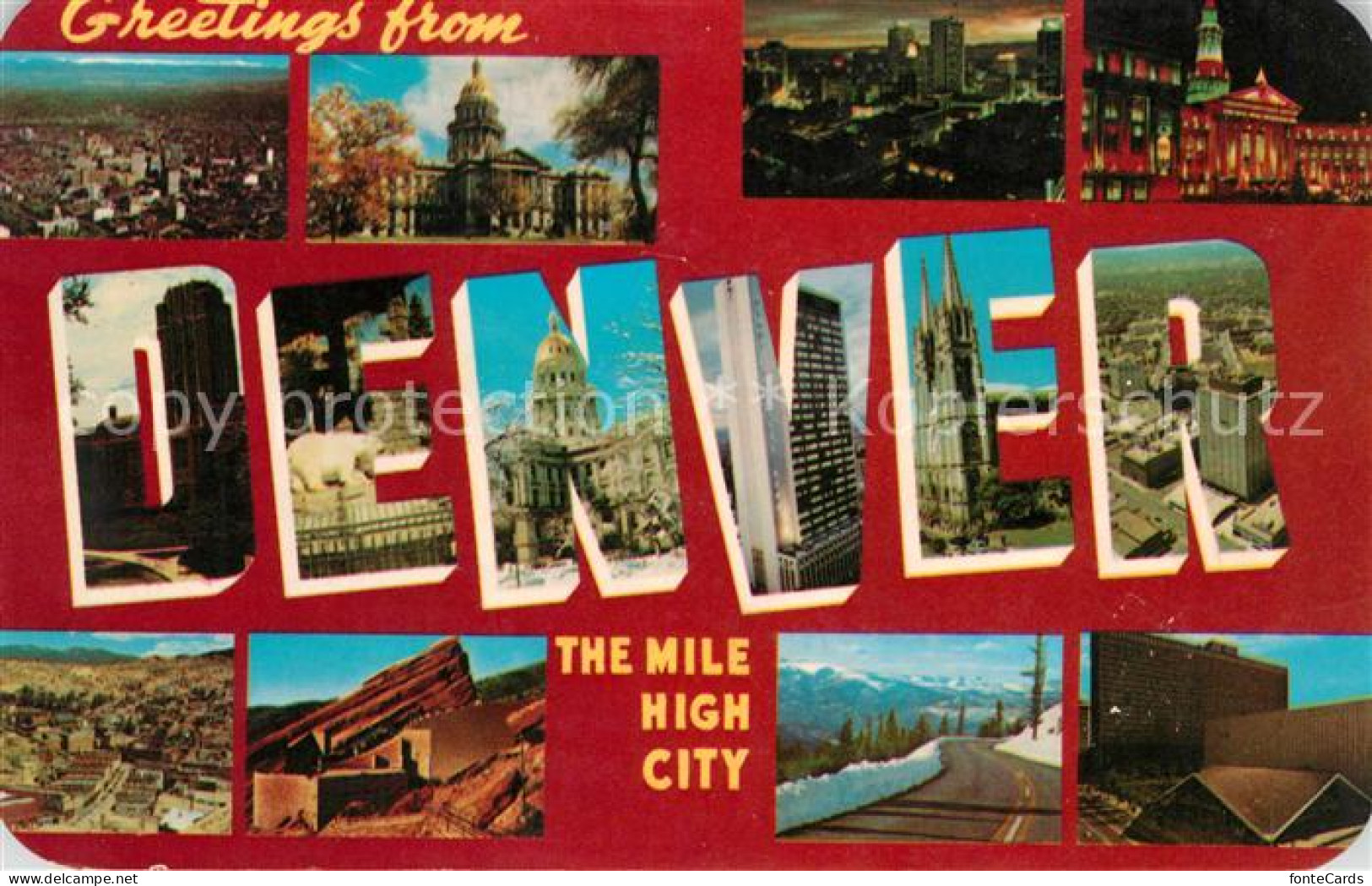 73060677 Denver Colorado The Mile High City Denver Colorado - Altri & Non Classificati