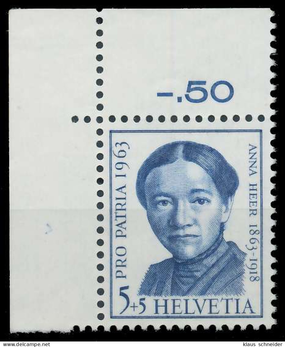SCHWEIZ PRO PATRIA Nr 775 Postfrisch ECKE-OLI X696CEA - Unused Stamps