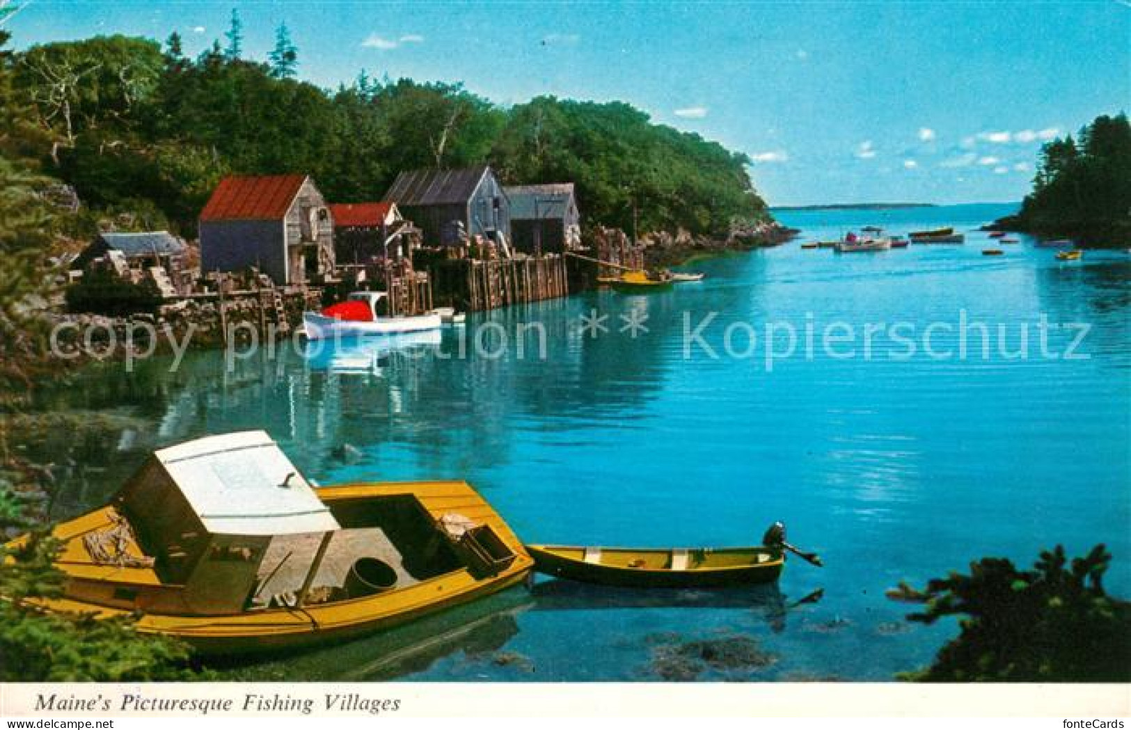 73059110 Maine_US-State Picturesque Fishing Villages - Other & Unclassified