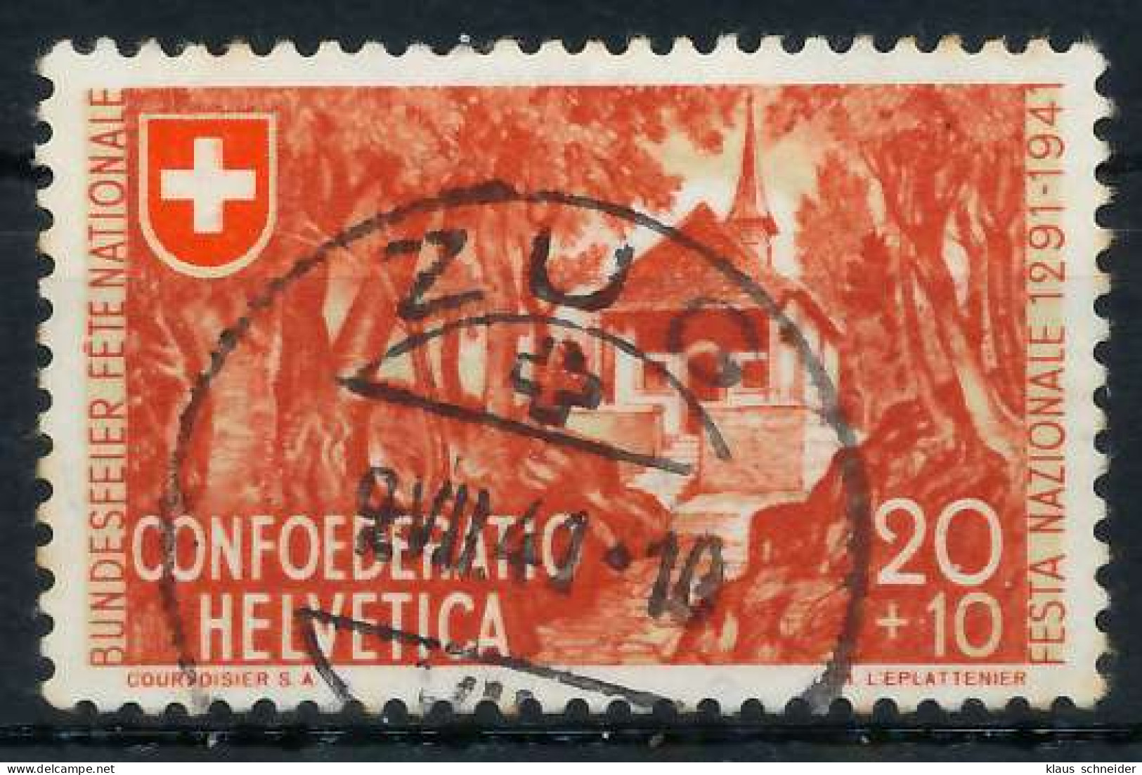 SCHWEIZ PRO PATRIA Nr 397a Gestempelt X6AA3B6 - Gebraucht